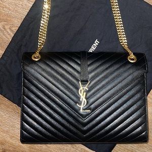 ❌sold❌Authentic, Saint Laurent, YSL large envelope bag